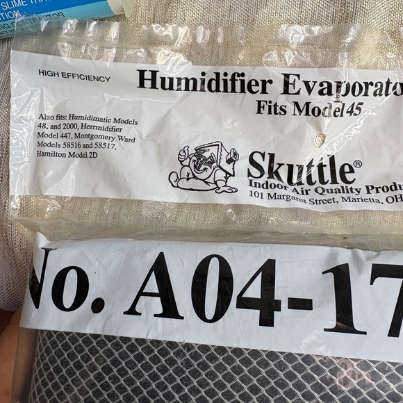 Skuttle A041725033 Humidifier Evaporator Pads Fits Model 45 5 Pack - Picture 6 of 8